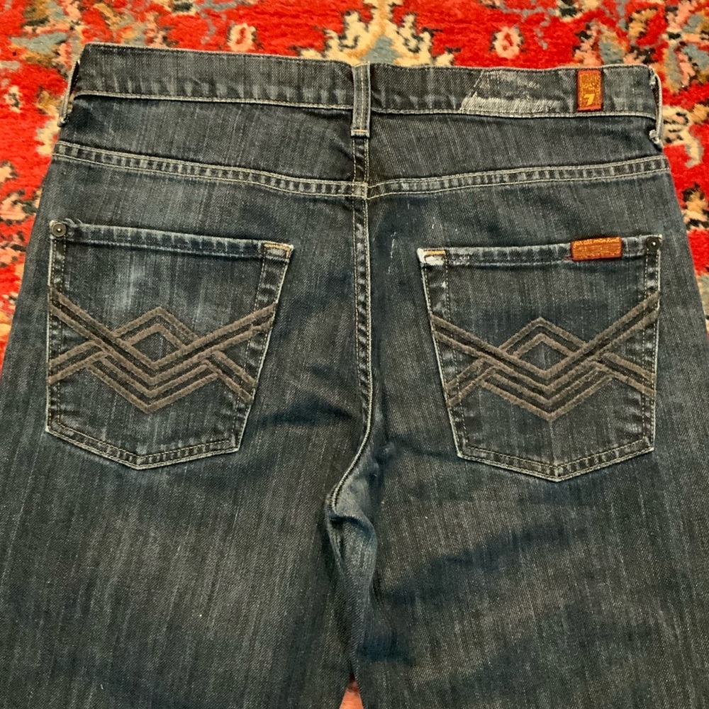 7 for All Mankind SLOUCHY Distressed Womens Jeans